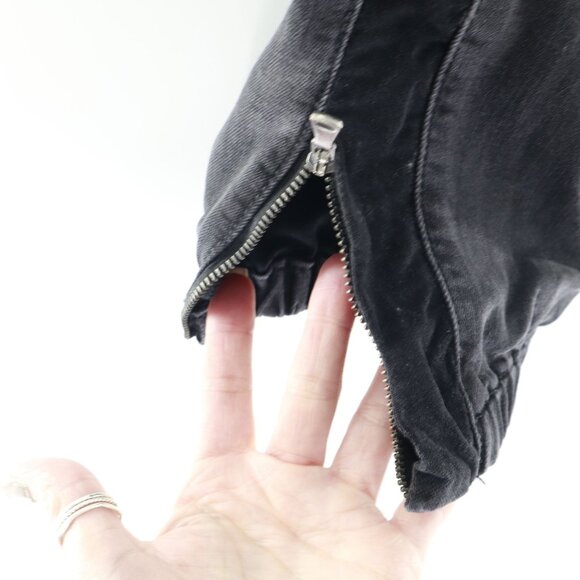 Paige Mayslie Jogger Pants Womens 28 Black Weekender Moto Racing Elevated Basic - Picture 4 of 16